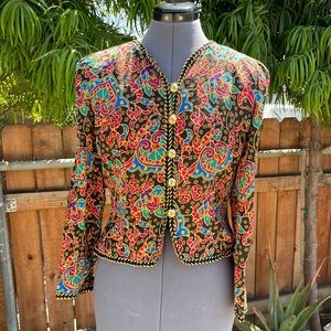 Vintage Maggy London Silk Jacket